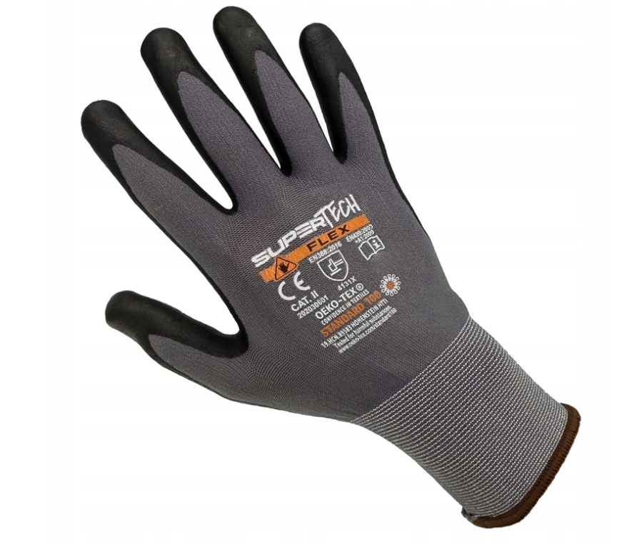 Rukavice Worklink Pracovné rukavice veľkosť 11 - XXL 10 párov